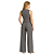 Conjunto Feminino Alfaiataria Colete + Calça Cintura Alta Cinza - Imagem 6