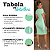Vestido Canela﻿do Justo Manga Curta Tubinho Listras Fabuloso Verde - Imagem 3