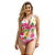 Maiô Engana Mamãe Lançamento Moda Praia Feminina Meio Fio Floral - Imagem 4