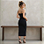 Vestido Feminino Preto Justo Balada Malha Prada Luxuosa - Imagem 7