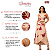 Conjunto Feminino Cropped + Saia Envelope Midi Estampado Bordô - Imagem 2