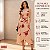 Conjunto Feminino Cropped + Saia Envelope Midi Estampado Bordô - Imagem 3
