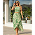 Conjunto Feminino Cropped + Saia Envelope Midi Estampado Verde - Imagem 4