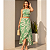 Conjunto Feminino Cropped + Saia Envelope Midi Estampado Verde - Imagem 5