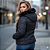 Jaqueta Feminina Plus Size Nylon Forrada Impermeável Frio Preto - Imagem 7