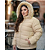 Jaqueta Feminina Plus Size Nylon Forrada Impermeável Frio Palha - Imagem 5