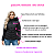 Jaqueta Puffer Feminina Com Capuz Removível Moda Inverno Preto - Imagem 2