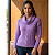 Sueter Tricot Com Gola Manga Longa Moda Feminina Inverno Top Lilas - Imagem 1