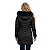 Jaqueta Puffer Feminina Alongada Com Capuz Peluciado Inverno - Imagem 6
