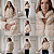Jaqueta De Frio Feminina Pelinho Casaco Pelúcia Com Capuz Off White - Imagem 2