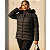 Jaqueta Com Capuz Moda Feminina Plus Size Puffer Inverno Preto - Imagem 5