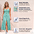 Vestido Feminino Midi Xadrez Com Botões E Fenda Alça Verão Verde - Imagem 2