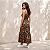 Vestido Feminino Midi Xadrez Com Botões E Fenda Alça Verão Oncinha - Imagem 8
