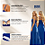 Vestido Longo Duna Feminino Elegante Festa Casual Alcinha Azul Royal - Imagem 3
