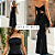 Vestido Tomara Que Caia Alfaiataria Laço Nas Costas Longo Preto - Imagem 4