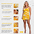 Vestido Curto Feminino Floral Alcinha Com Drapeado Lateral Amarelo - Imagem 2