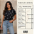 Camiseta T-shirt Gola Ribana 100% Algodão Feminina Bolinhas - Imagem 3