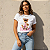 Blusa Feminina Camiseta Baby Look 100% Algodão Gola Redonda Off Urso - Imagem 6
