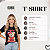 Blusa Feminina Camiseta Baby Look 100% Algodão Gola Redonda Preto Urso - Imagem 3