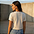 Camiseta Blusa Feminina Cropped Soltinha Estilosa Ursinho Off White - Imagem 7