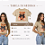 Camiseta Blusa Feminina Cropped Soltinha Estilosa Ursinho Bege Claro - Imagem 3
