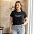 Tshirt Plus Size Camiseta Estampada Soltinha Pronta Entrega Preta Processo - Imagem 5