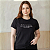 Tshirt Plus Size Camiseta Estampada Soltinha Pronta Entrega Preta Processo - Imagem 1