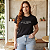 Tshirt Plus Size Camiseta Estampada Soltinha Pronta Entrega Preta Processo - Imagem 7