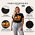 Tshirt Plus Size Camiseta Estampada Soltinha Pronta Entrega Preta Ursinho - Imagem 2