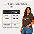 Tshirt Plus Size Camiseta Estampada Soltinha Pronta Entrega Marrom - Imagem 3