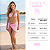 Conjunto Biquíni Trikini Kit 3 Peças Saia Moda Praia Piscina Rosa Claro - Imagem 5