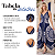 Vestido Indiano Boho Frente Única Estilo Lenço Chic Azul - Imagem 3