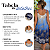 Vestido Trapézio Moda Indiano Viscose Soltinho Confortável Azul marinho - Imagem 3