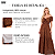 Vestido Longo Casual Soltinho Alcinha Babado Verão Festa Oncinha - Imagem 3