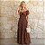 Vestido Longo Casual Soltinho Alcinha Babado Verão Festa Oncinha - Imagem 7