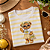 T-Shirt Moda Feminina Listrada 100% Algodão Ursa Fashionista Amarelo - Imagem 5