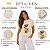 T-Shirt Moda Feminina Listrada 100% Algodão Ursa Fashionista Amarelo - Imagem 2