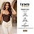 Cropped Corset Feminino Bico Acetinado Luxo Amarração Top Marrom - Imagem 3