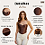 Cropped Corset Feminino Bico Acetinado Luxo Amarração Top Marrom - Imagem 2