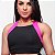 Top Débora Black com alças cruzadas rosa pink - Imagem 1