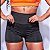 Short Cross Fitness preto cós alto em poliamida - Imagem 2