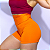 Short Cross Fitness laranja aperol cós alto em poliamida - Imagem 3