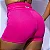 Short Cross Fitness rosa pink cós alto em poliamida - Imagem 2