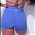 Short Cross Fitness azul bic cós alto em poliamida - Imagem 2