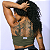 Top Girl fitness verde elite com alças reguláveis - Imagem 4