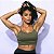 Top Girl fitness verde elite com alças reguláveis - Imagem 2