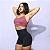 Top Girl fitness rosa blush nude com alças reguláveis - Imagem 4