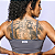 Top Girl fitness cinza grafite com alças reguláveis - Imagem 4