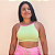 Top fitness Marcy Verde Pistache em Poliamida - Imagem 1