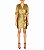 Vestido Curto Iorane Metalizado Dourado- 42 - Imagem 1